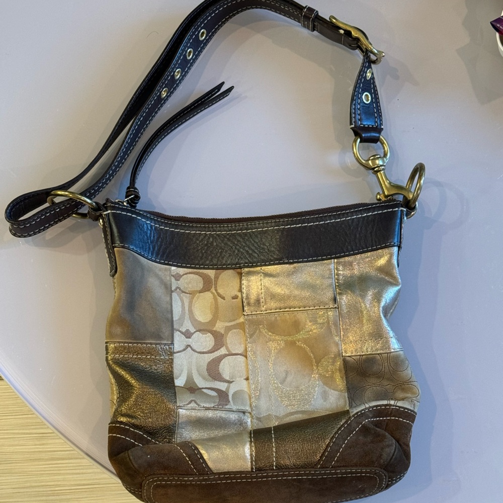 Coach leather bag